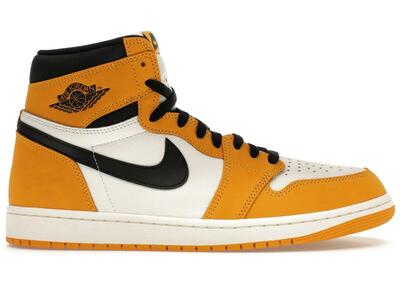 Schoenen - lifestyle - jordan 1 og - yellow ochre/black