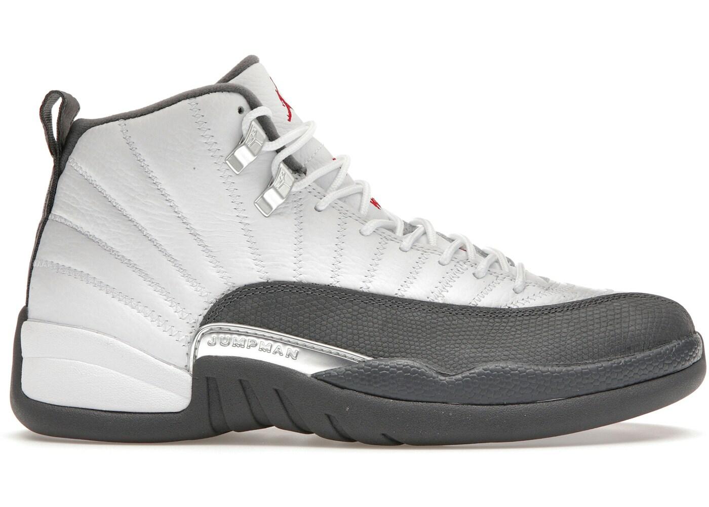 Air Jordan 12 Retro White Dark Grey 2/2