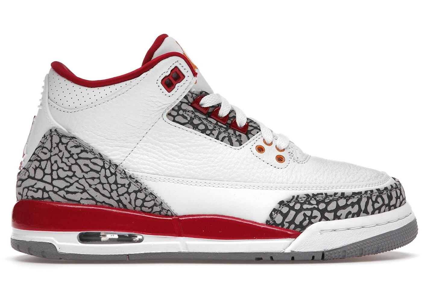 Jordan 3 Retro Cardinal (GS) 2/2