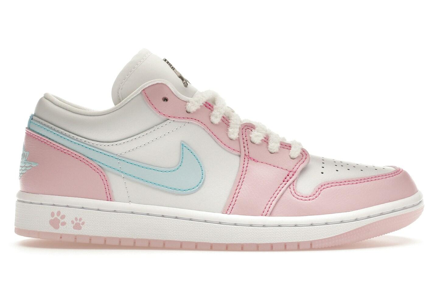 Jordan 1 Low SE Paw Print Pink Foam (W) 2/2