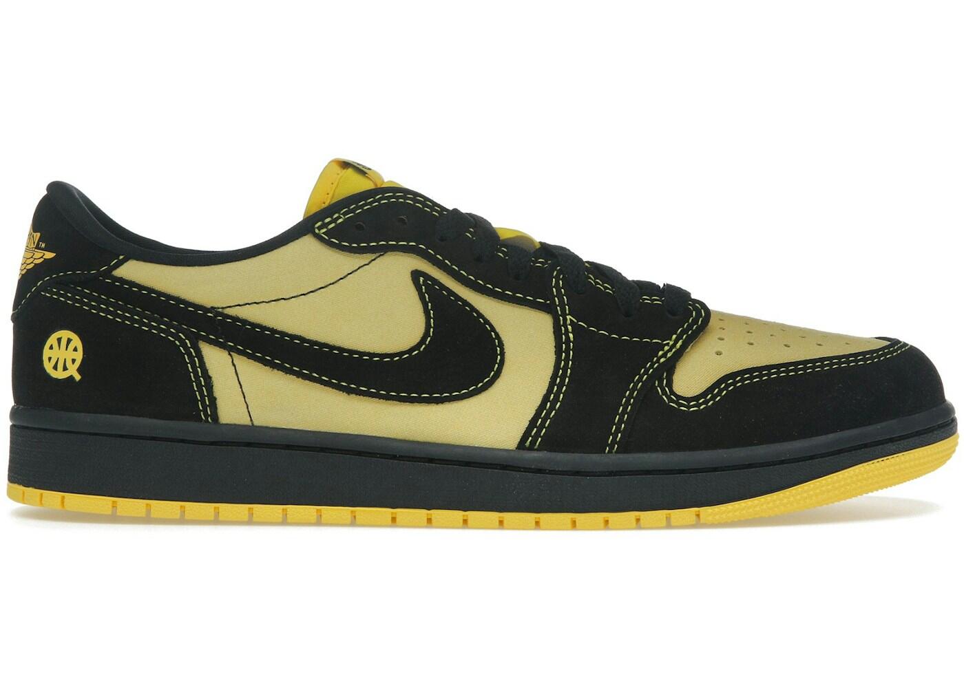 Jordan 1 Retro Low OG Quai 54 Black Tour Yellow Red 2/2