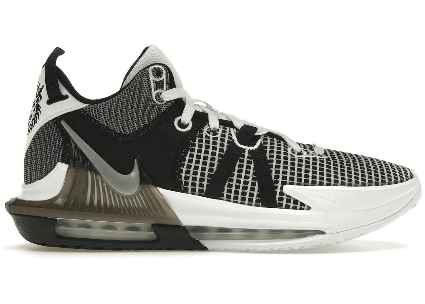 Nike LeBron Witness 7 - White Black Metallic Silver 1/1