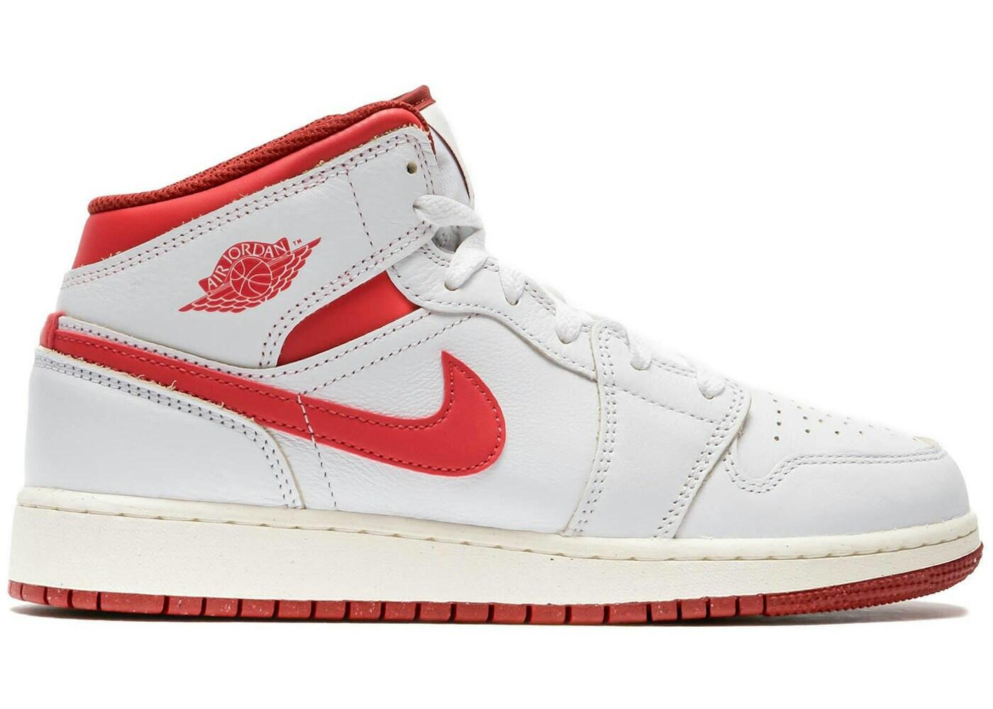 Jordan 1 Mid SE White Dune Red (GS) 2/2