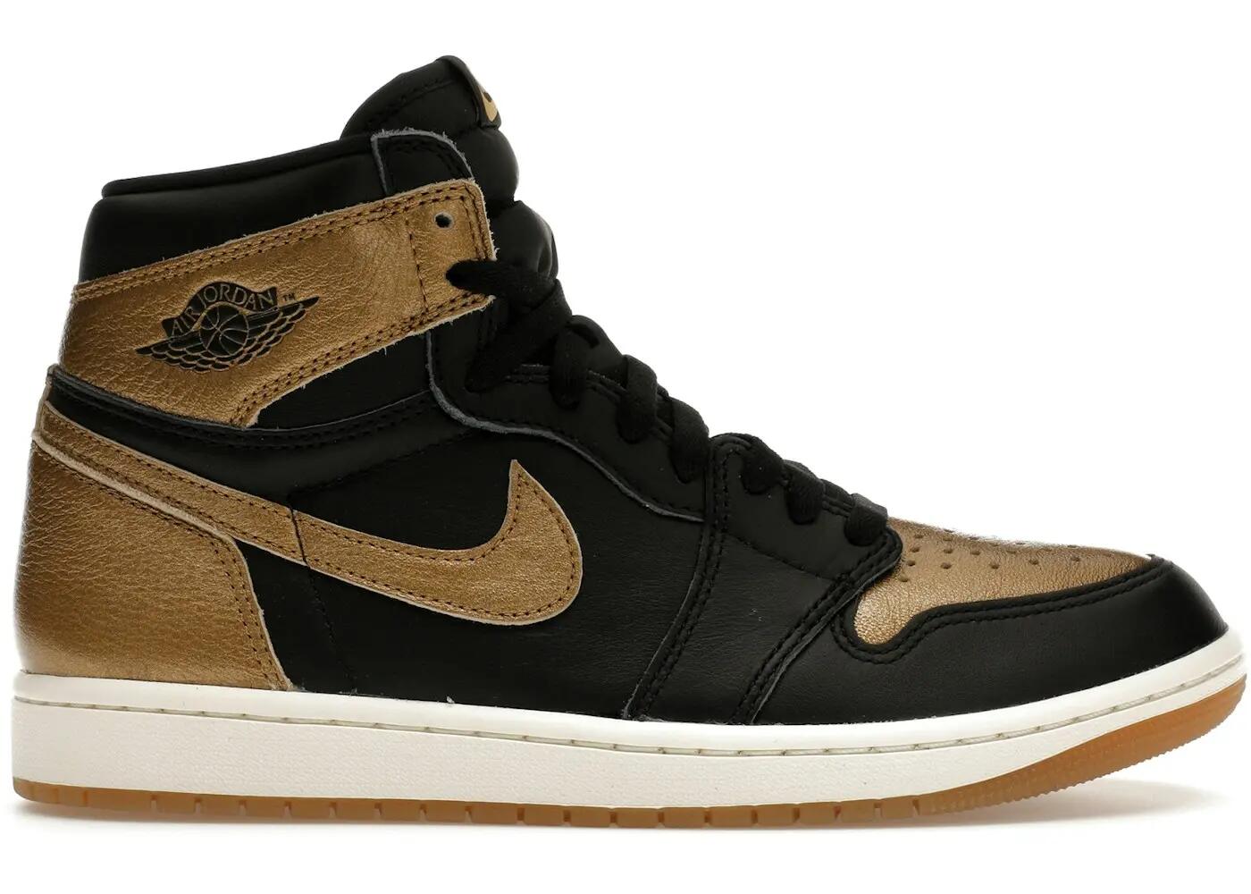 Jordan 1 Retro High OG Black Metallic Gold 2/2