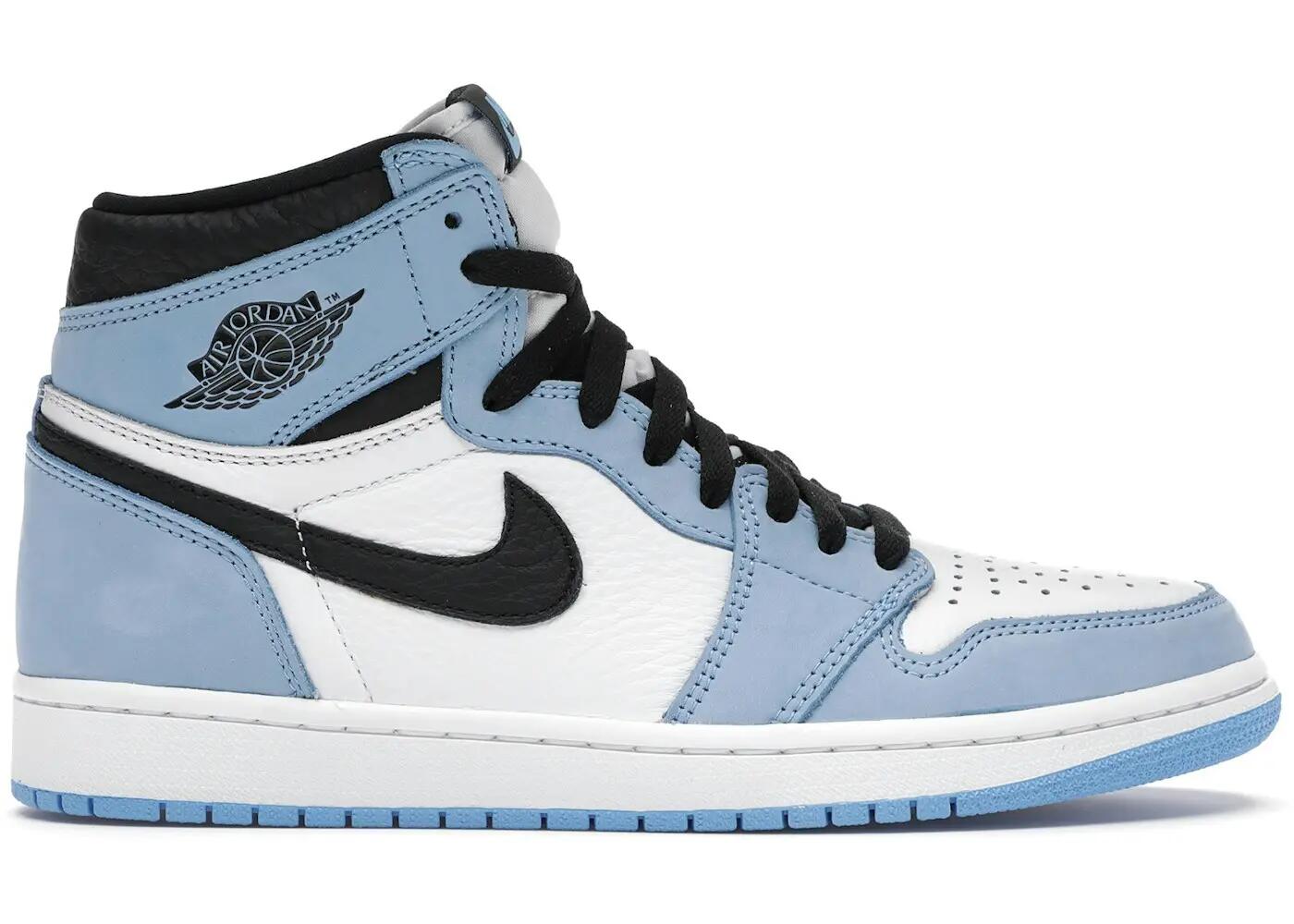 Unisex - basketball - schuhe - high-top - air jordan 1 - weiß/university blue 2/4