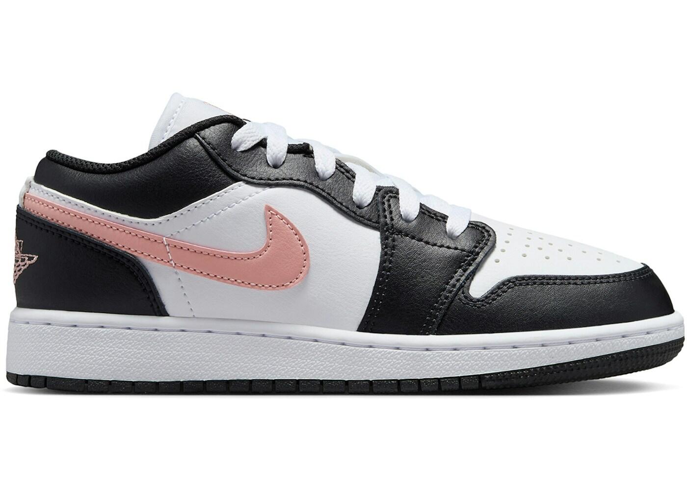 Jordan 1 Low White Black Rust Pink (GS) 2/2