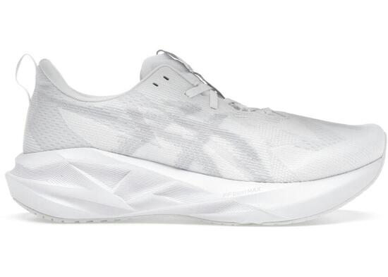 ASICS Novablast 5 White Piedmont Grey