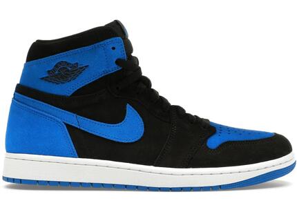 Chaussures - basket - air jordan 1 royal - noir/bleu/blanc
