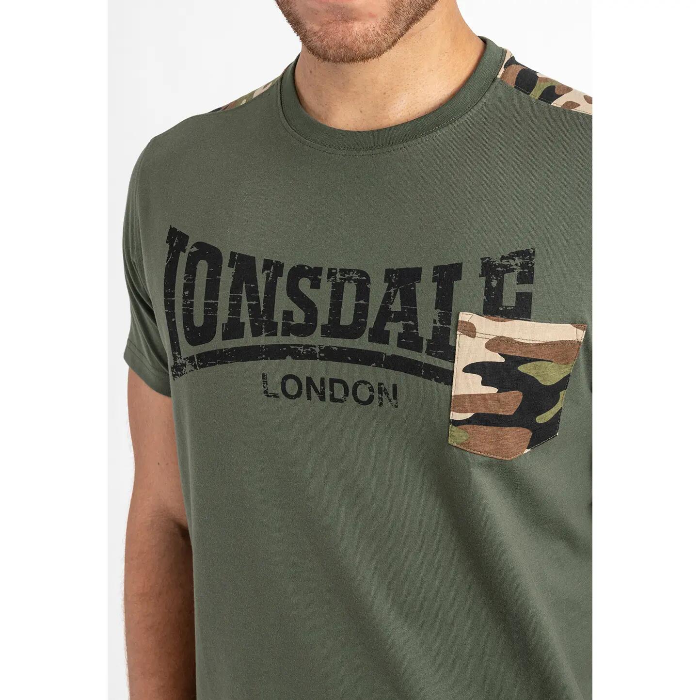 T-shirt dal taglio classico Lonsdale Huxter 4/4