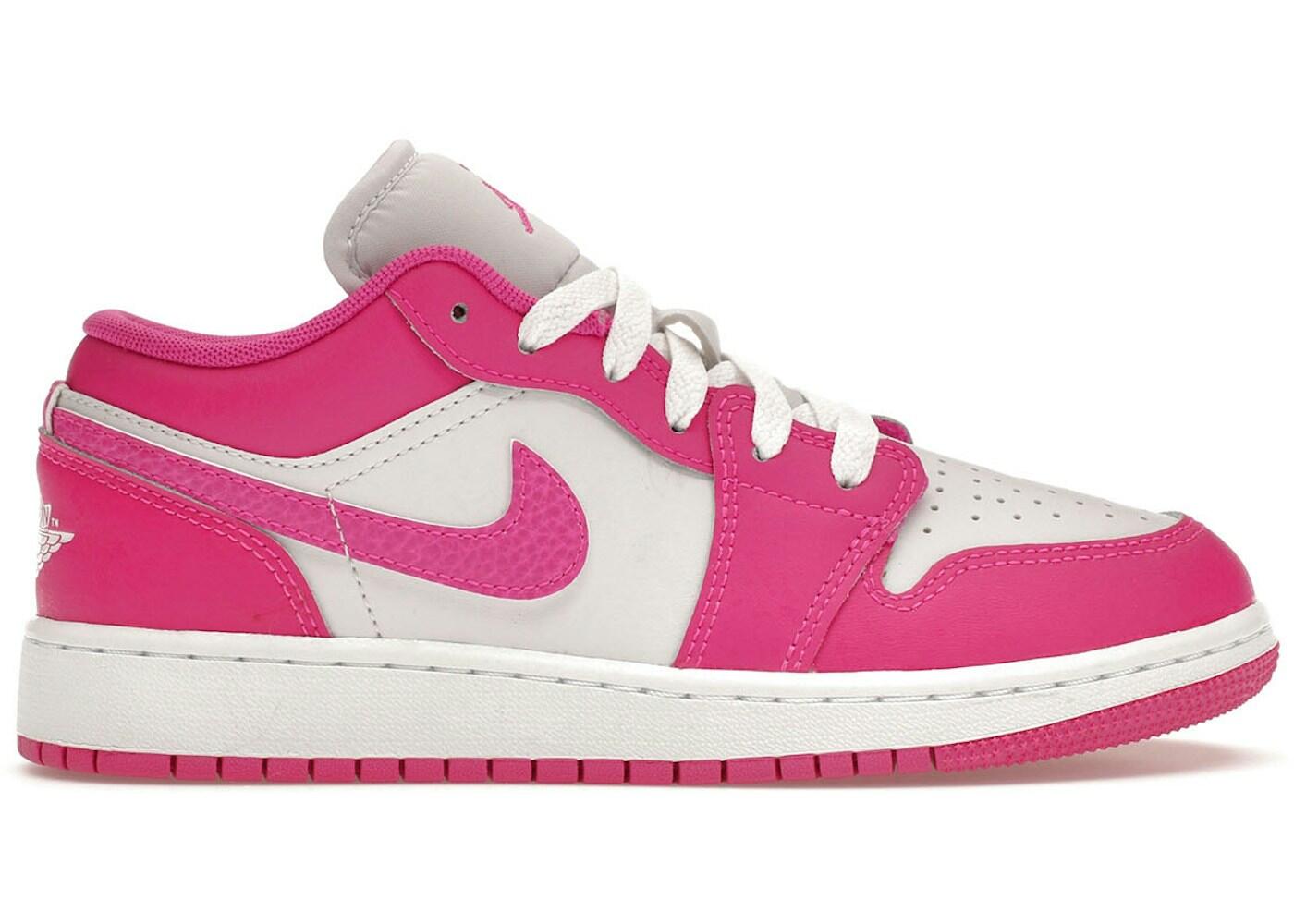 Jordan 1 Low Fire Pink (GS) 2/2