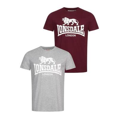 Set van 2 regular fit t-shirts lonsdale blairmore