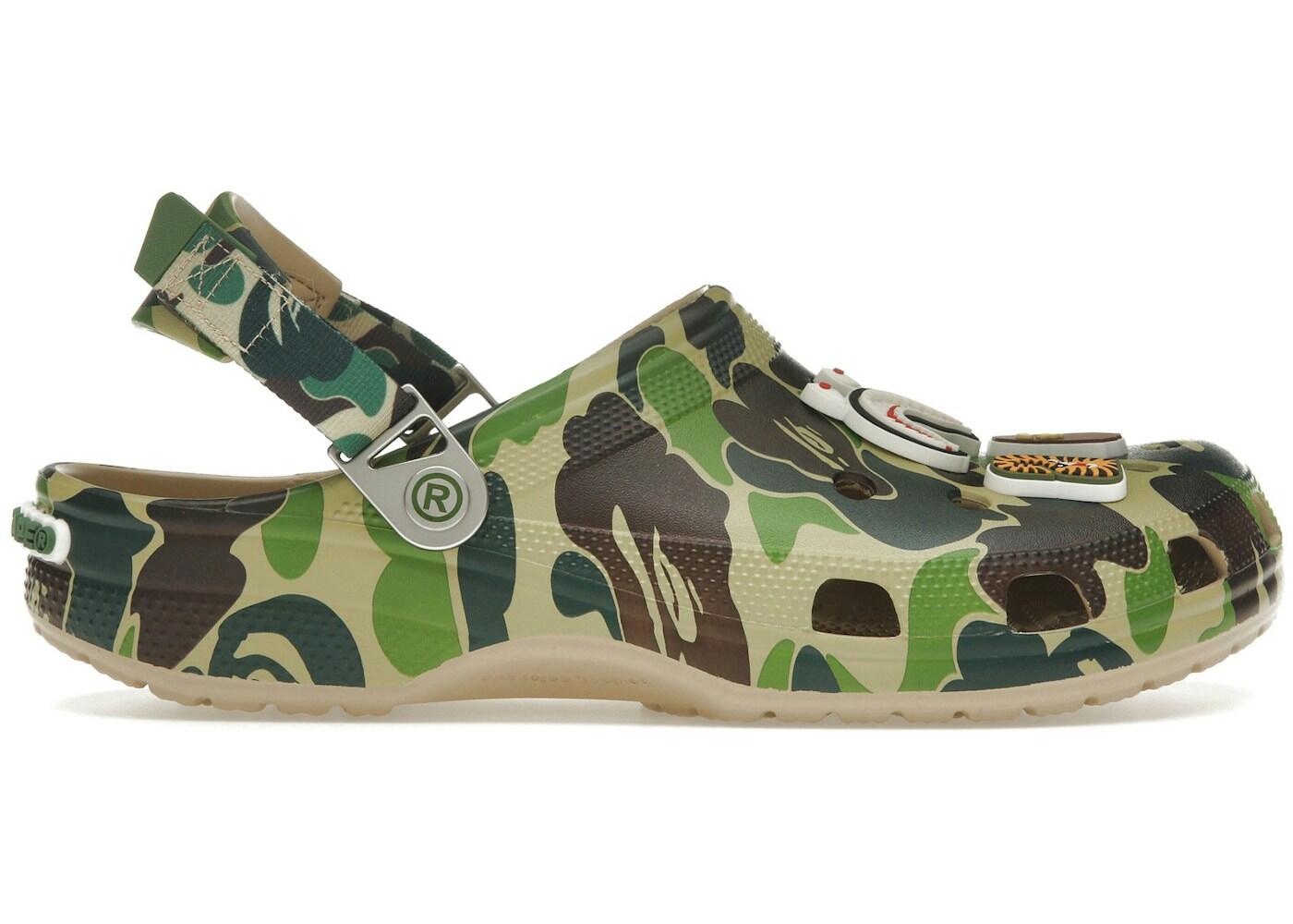 Crocs Classic Clog A Bathing Ape ABC Camo Green 2/2