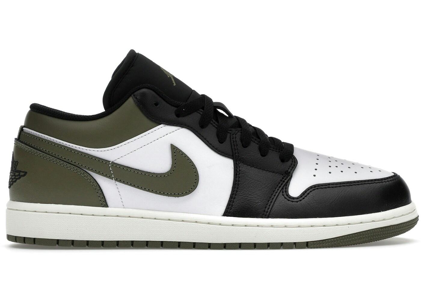 Jordan 1 Low Black Toe Medium Olive 2/2
