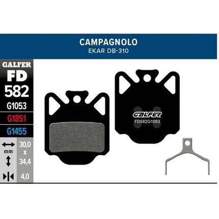 Plaquette de frein Galfer Campagnolo Ekar Advanced