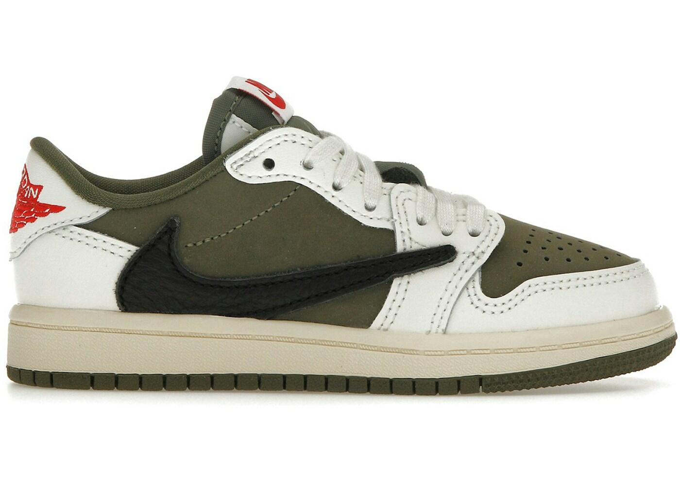Jordan 1 Retro Low OG SP Travis Scott Medium Olive (PS) 2/2