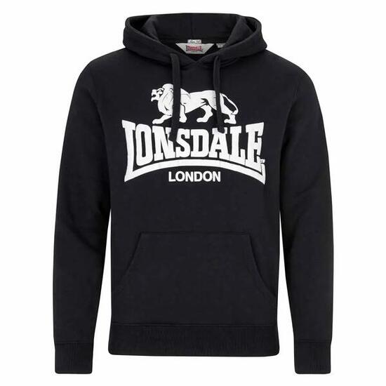 Felpe in pile da uomo Lonsdale Go sport 2 nere.