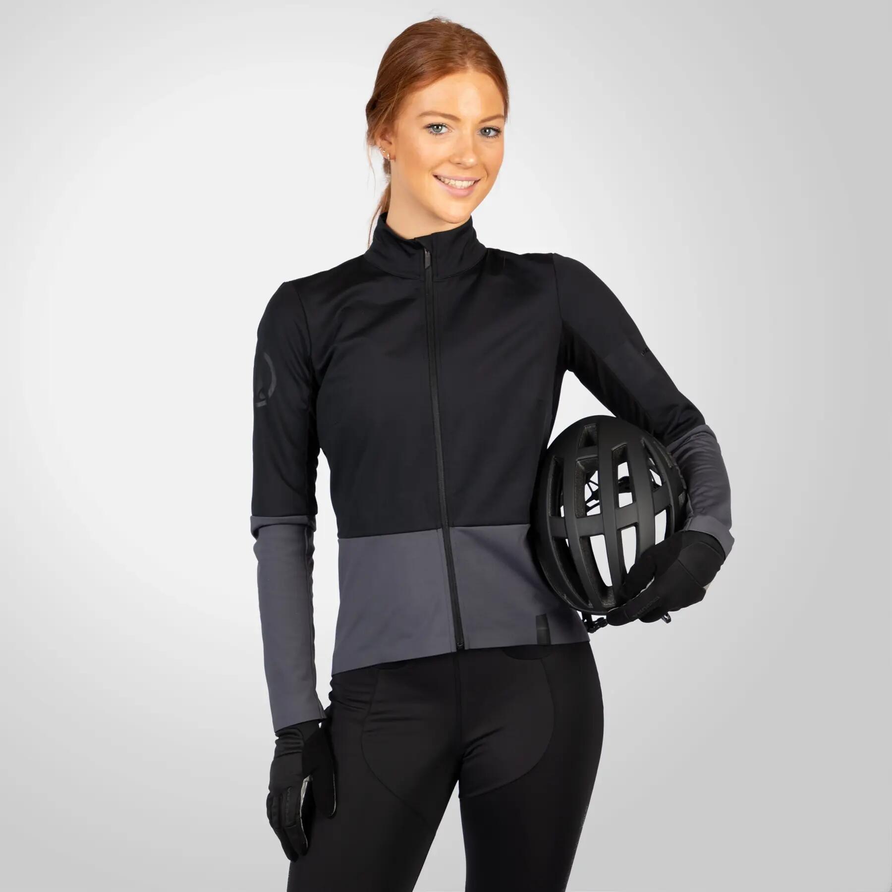 Endura FS260 Jetstream Damestrui Lange Mouw Zwart 3/7