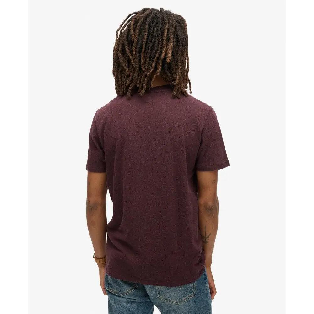 Superdry Vintage Logo T-Shirt Bordeaux für Herren 4/6