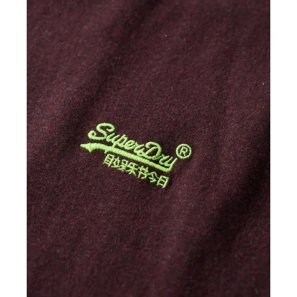 T-shirt Uomo Superdry Vintage Logo Bordeaux 6/6