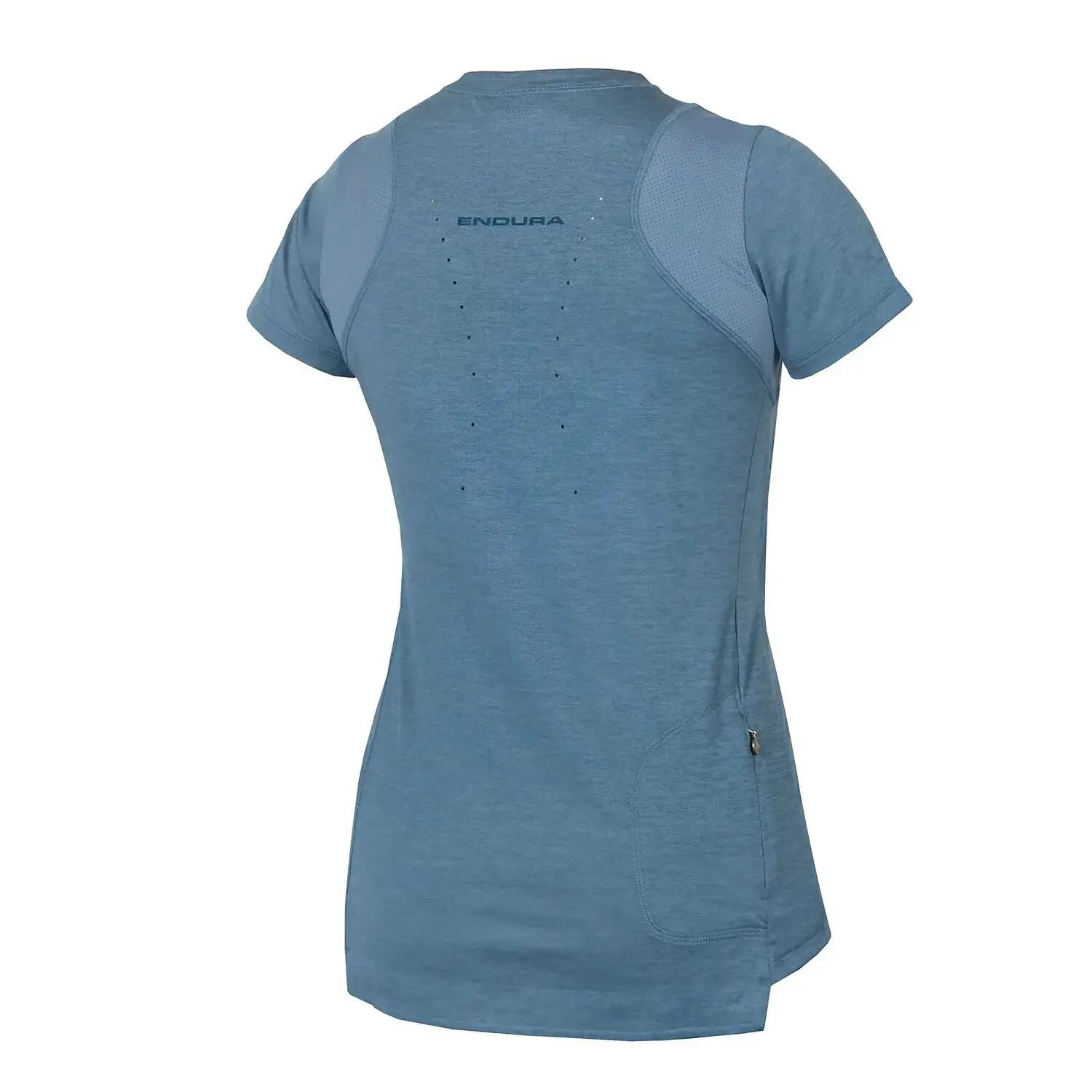 Maillot Manches Courtes Endura SingleTrack Femme Steel Bleu 5/7