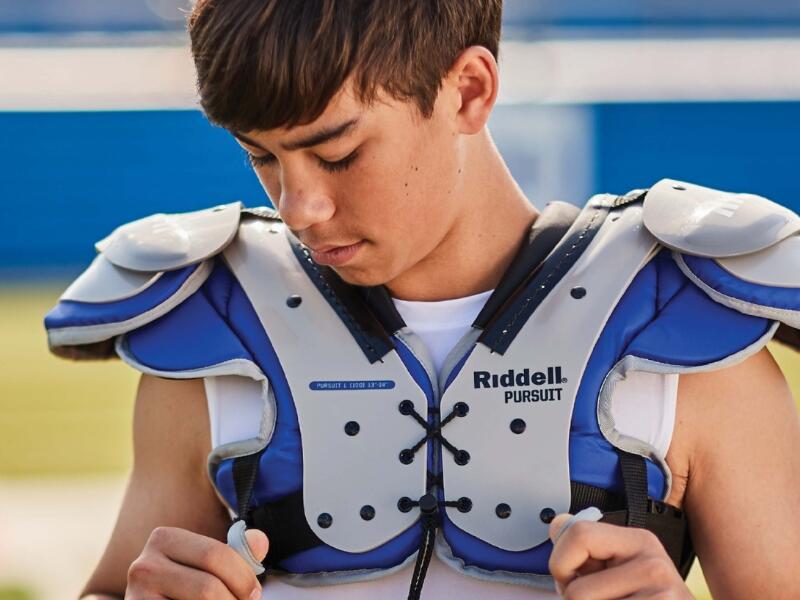 Riddell - Paraspalle da football americano - Taglia XXL – Giovani 3/4