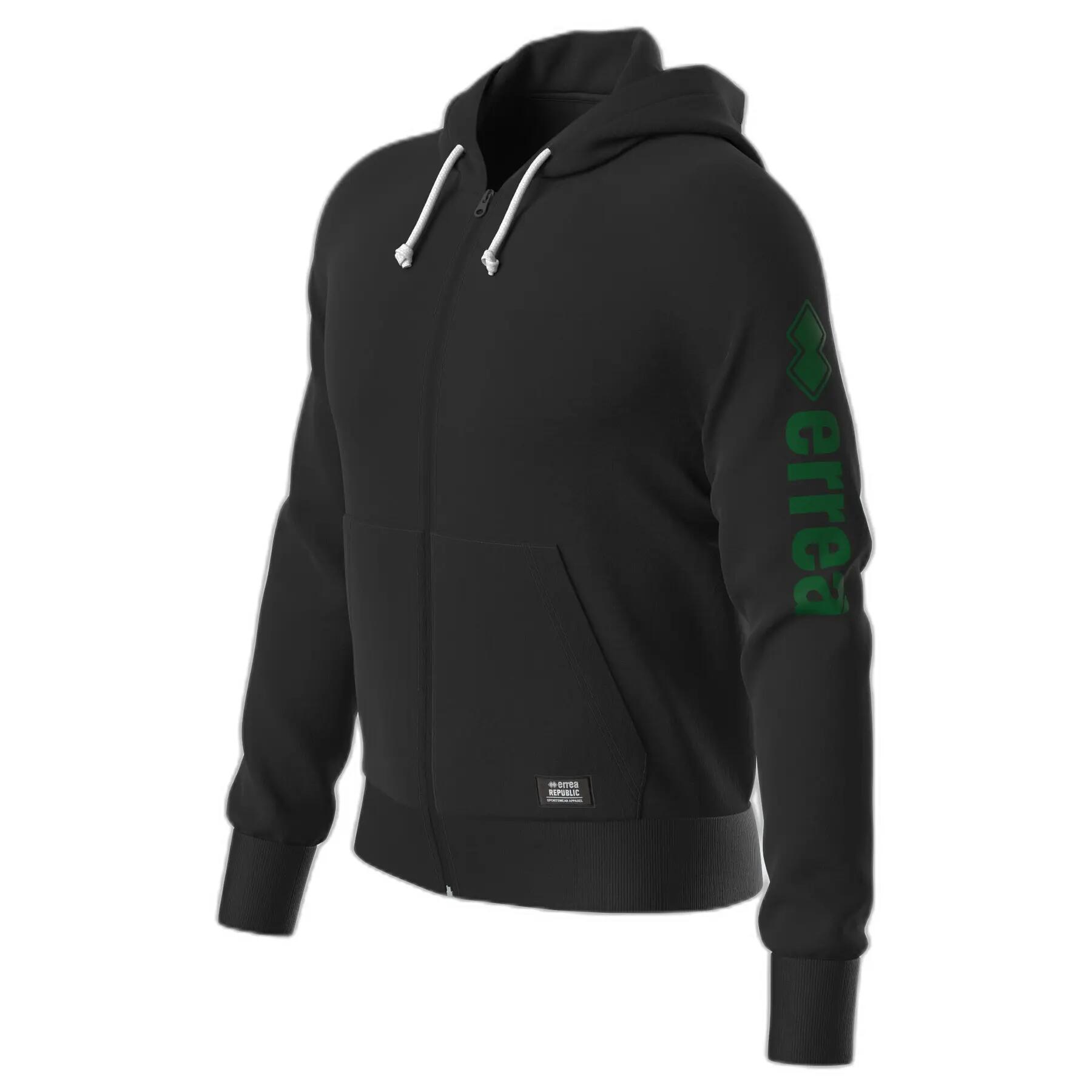 Hooded sweatshirt with zip Errea Essential 3/4