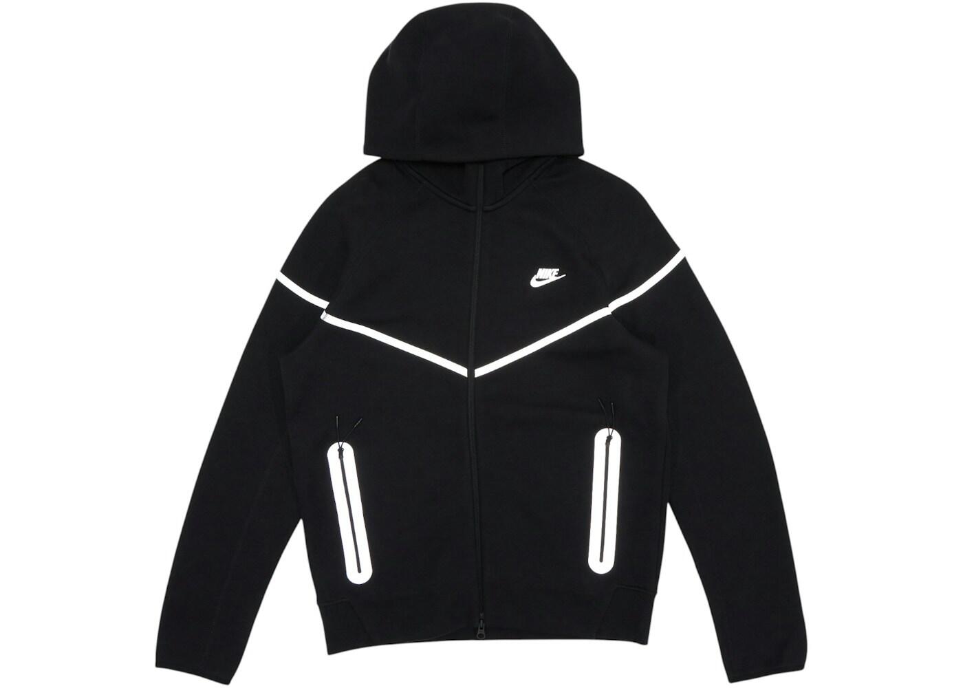 Nike Sportswear Tech Fleece Full Zip Windrunner Hoodie Noir/Bemis Silver 2/2