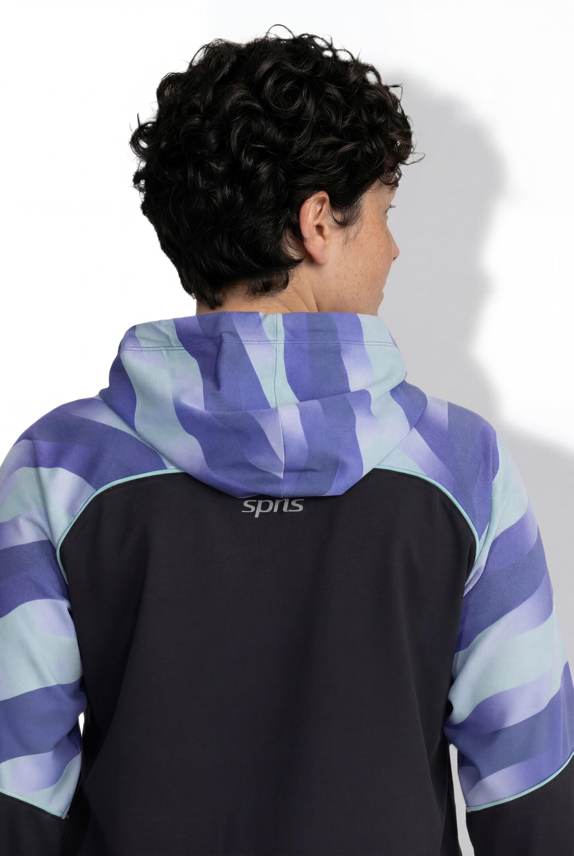 Femme Veste technique légère protection anti-UV FPS 50+ capuche et passe-pouces 5/7