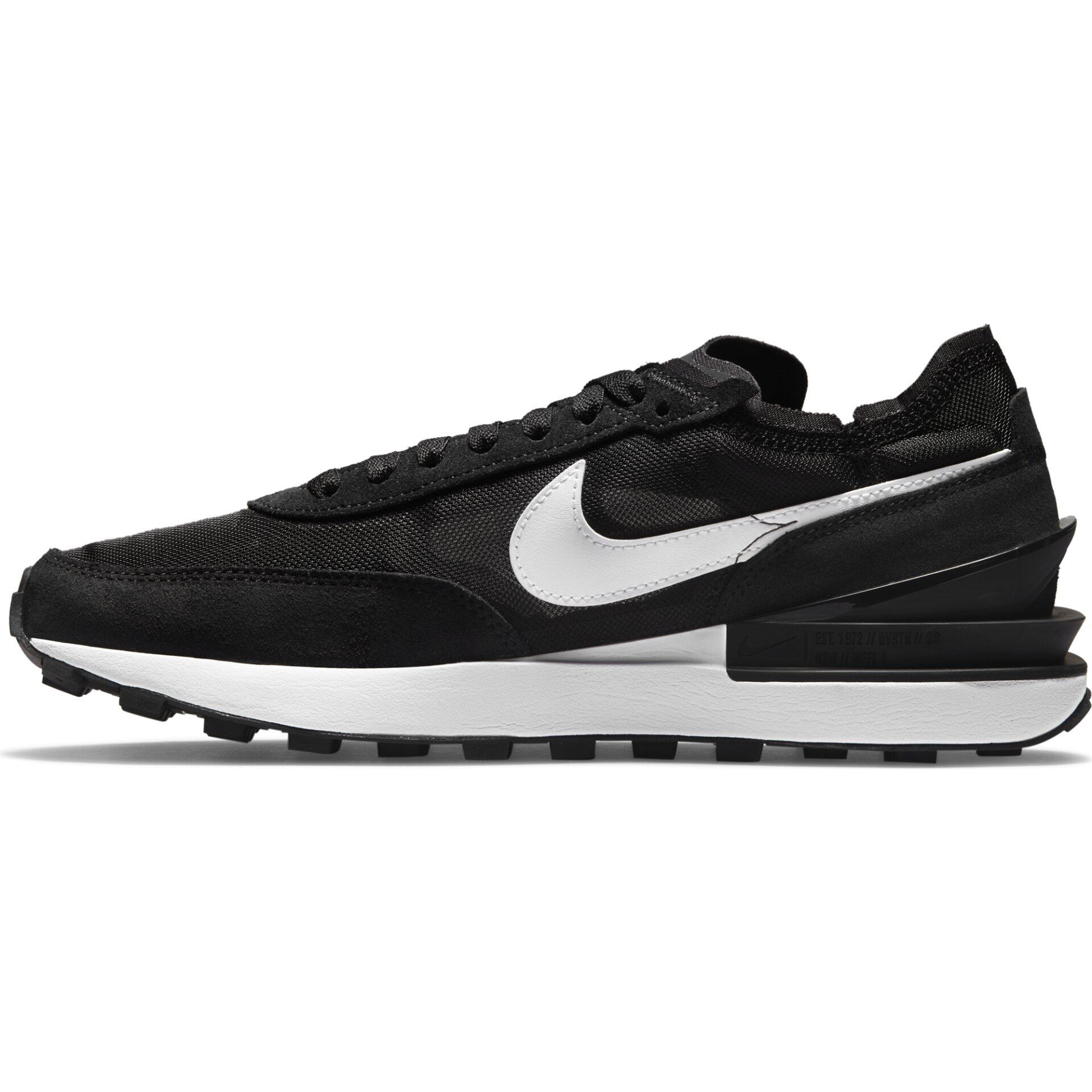 Nike Waffle One Black White Swoosh (W) 2/5