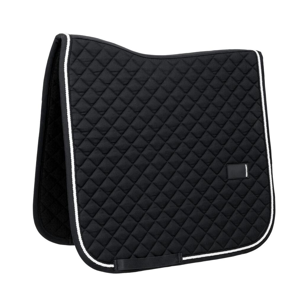 Saddle Pad diamond rope dressage black