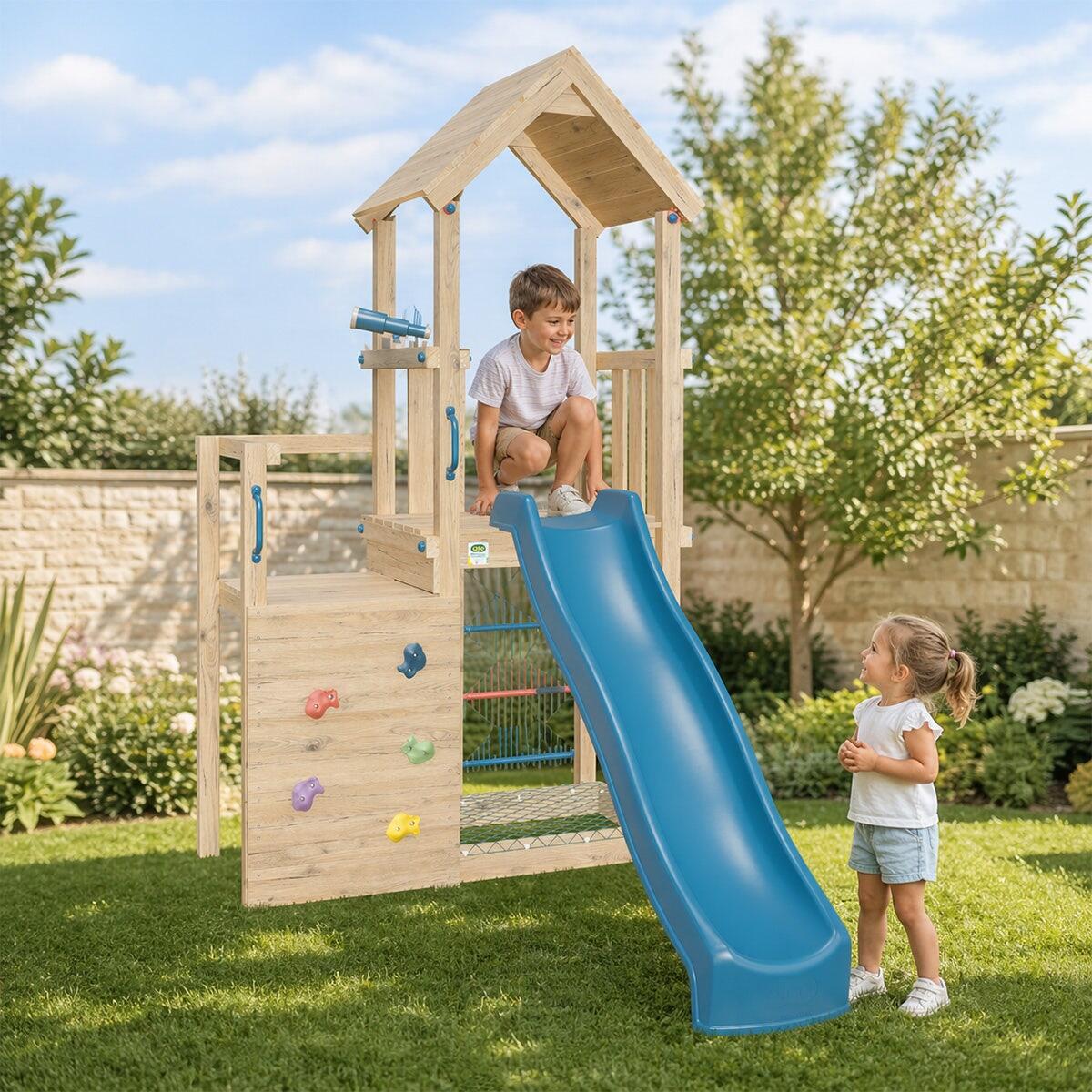 Tour de jeux en bois AGILE Xplorer 2 a 6 enfants - Trigano 2/7