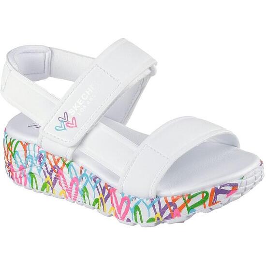 Sandales Skechers Uno Lite Sandal-sunny Love, Blanc, Enfants