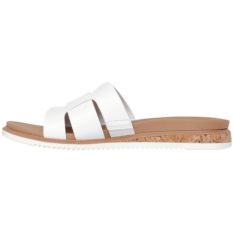 Slapi femei Skechers Desert Kiss Low - Pe, Alb