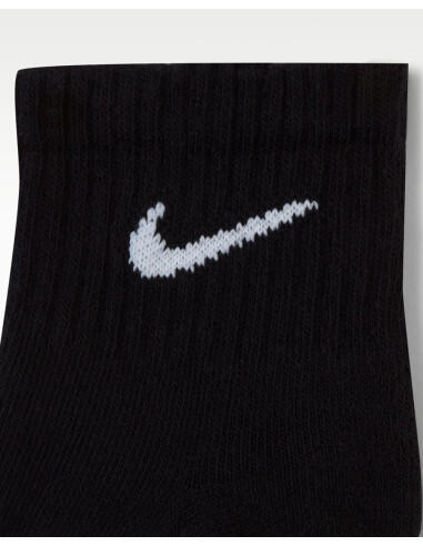 Knöchelsocken gepolstert für Alltag(3erPack) Herren Schwarz 5/5