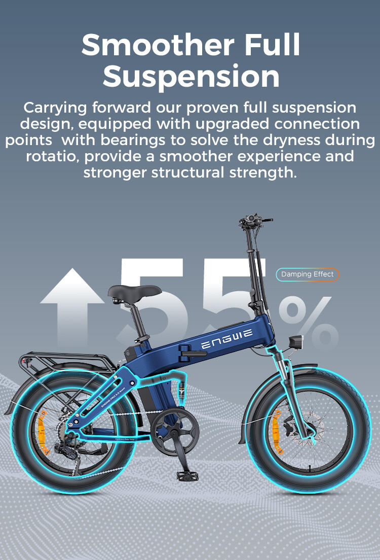 Bicicletta elettrica pieghevole ENGWE Engine Pro 3.0 Boost 4/7