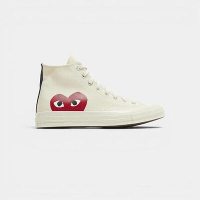 Converse chuck taylor all star 70 hi comme des garcons play white