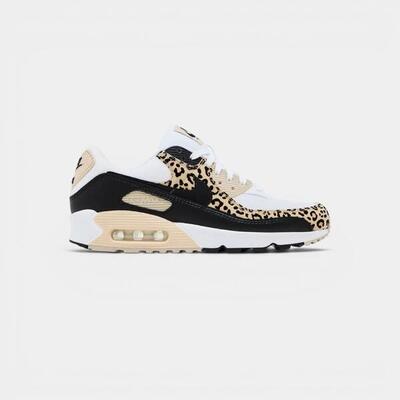 Nike air max 90 leopard sanddrift black (women's)