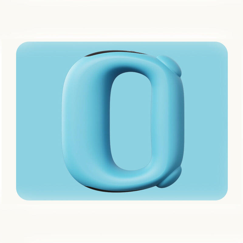 Blue Portable Fascia Massage Ring Vibration Massager