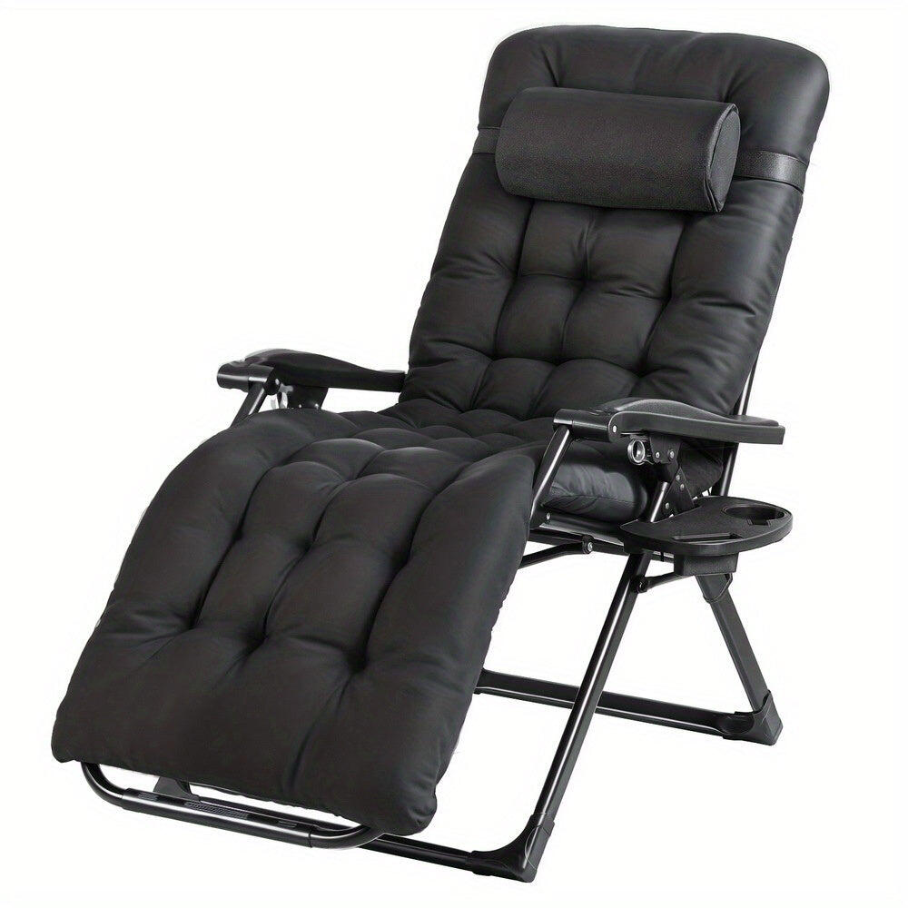 Zero Gravity Reclining Chair Foldable Outdoor Sun Lounger For Camping & Patio