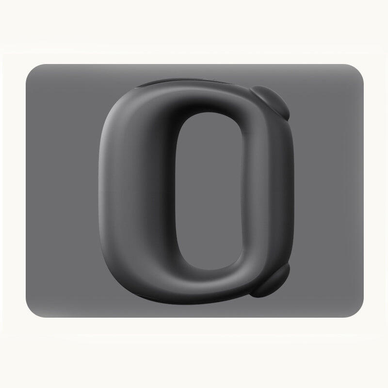 Black Portable Fascia Massage Ring Vibration Massager