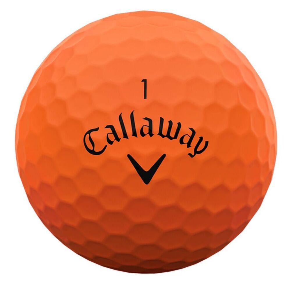 Caja de 12 Pelotas de golf Callaway Supersoft Naranja Nuevo 3/4