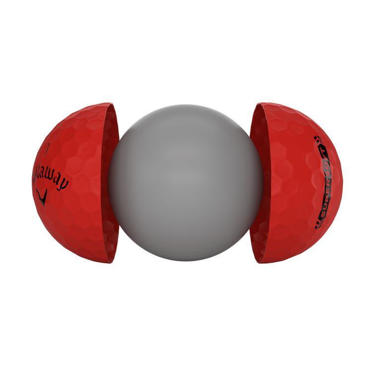Callaway Supersoft Golfballen 12 Pack Rood Nieuw 3/4