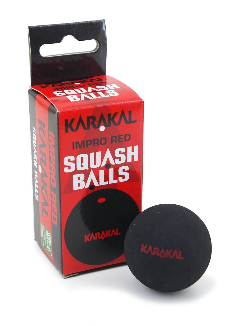 12 pelota de Squash Karakal Point Rojo 2/4