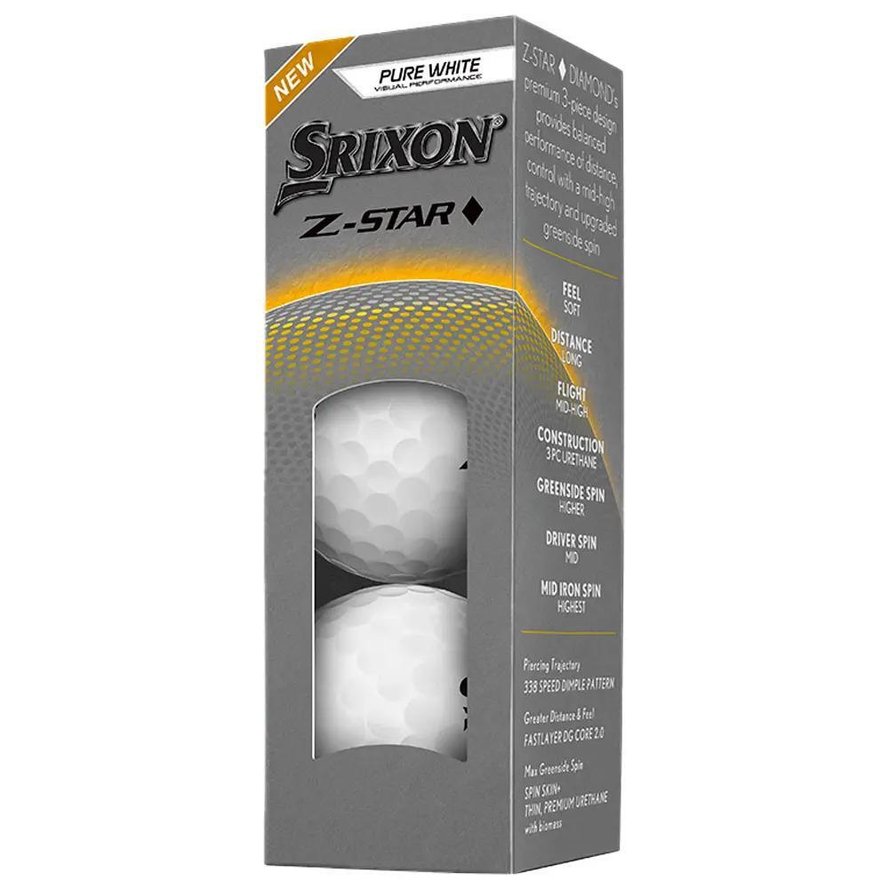 Caixa de 12 bolas de golfe de diamante Srixon Z-Star 2/4
