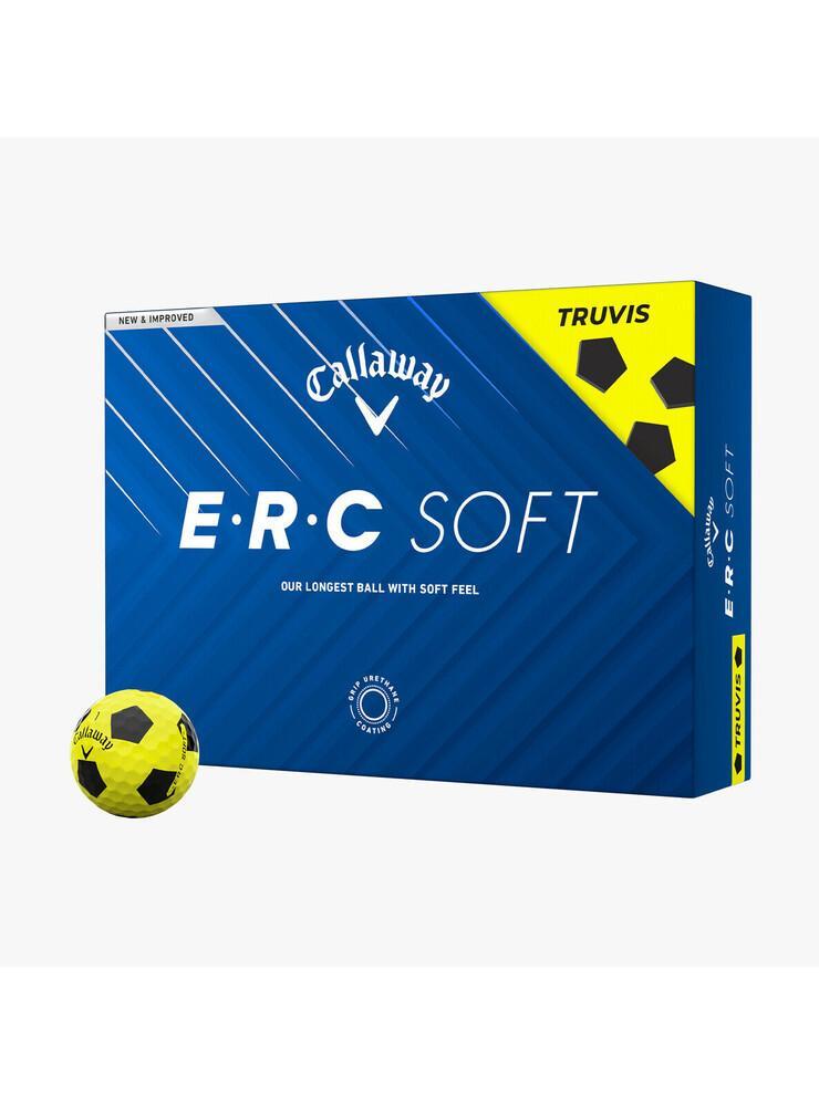 Caixa de 12 bolas Callaway ERC Soft Truvis Yellow 4/4