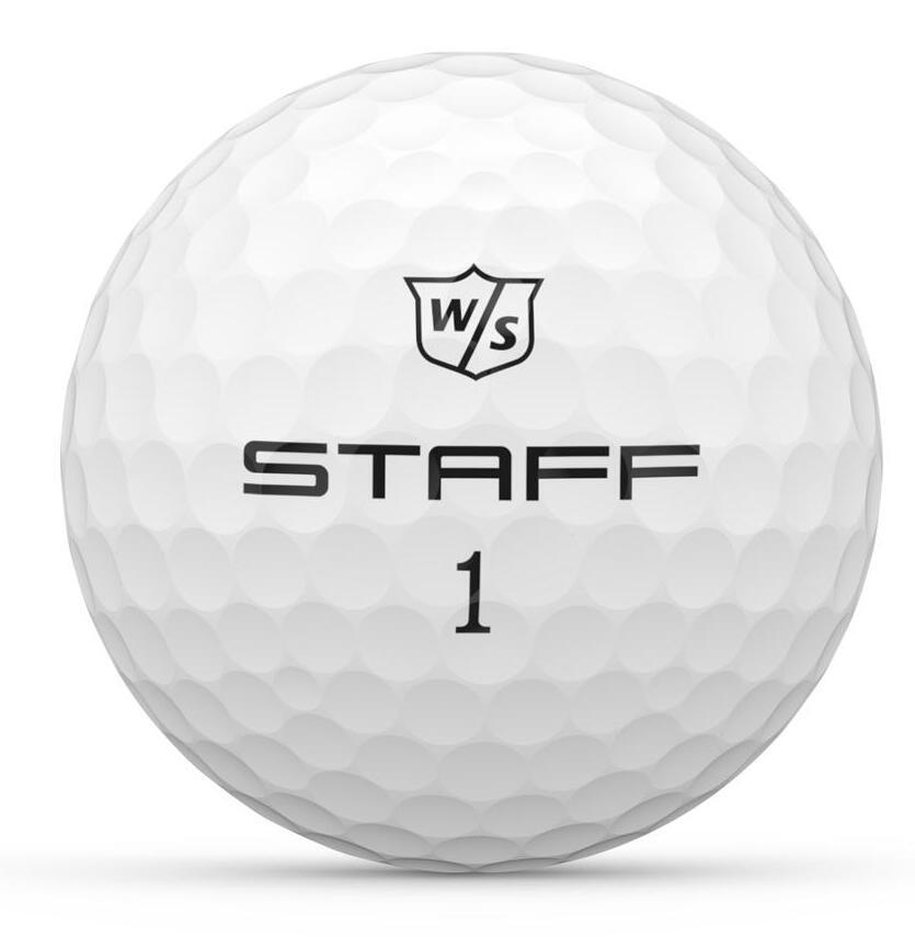 Caixa de 12 bolas de golfe Staff Wilson 2/3
