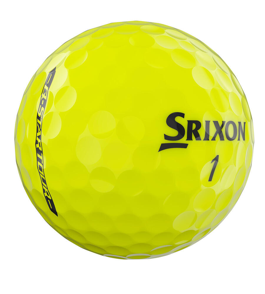 Confezione da 12 palline da golf Srixon Q-Star Tour Giallo New 3/4