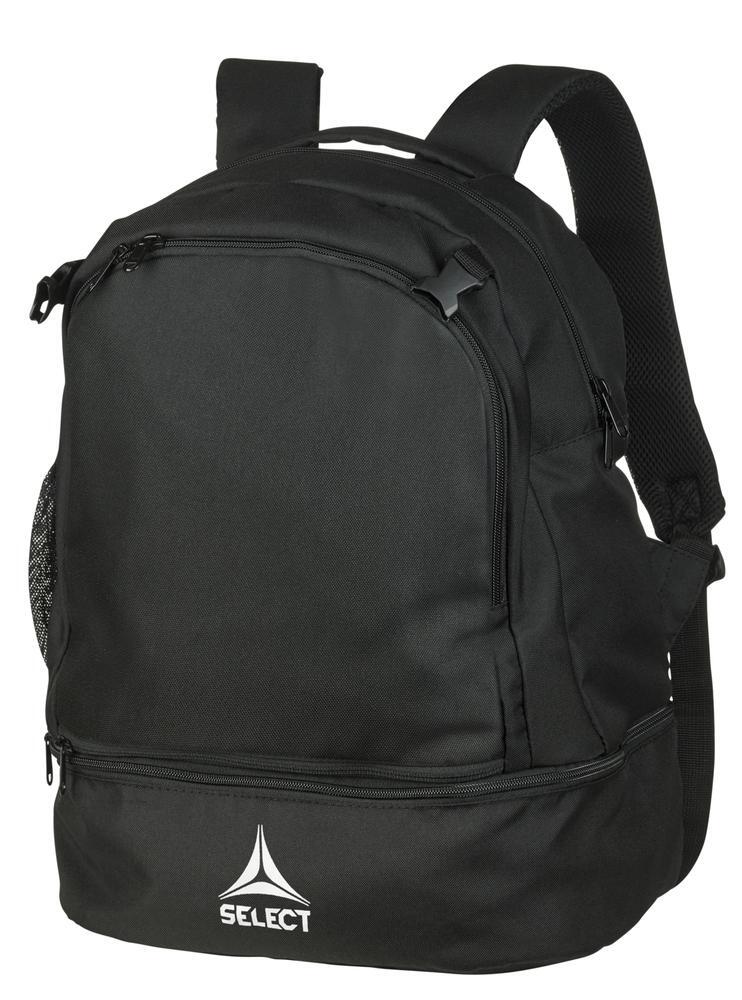SELECT Milano Sac à dos de football avec pochette filet pour ballon, noir/ blanc, Noir/blanc SELECT Milano Sac à dos de football avec pochette filet pour ballon, noir/ blanc, Noir/blanc
