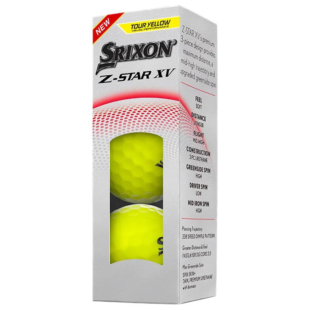 Palline da golf Srixon Z-Star XV Giallo 2/4