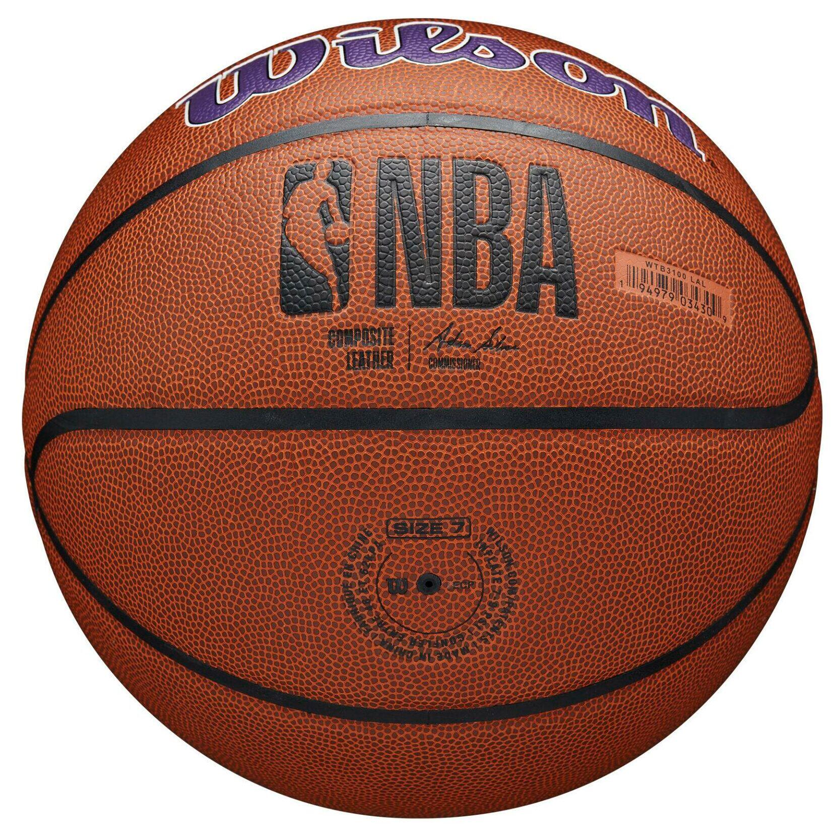 Globo de baloncesto Wilson NBA Team Alliance - Los Angeles Lakers 3/3